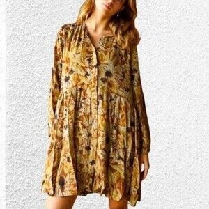 Aritzia Wilfred Barossa Dress Foxfire Brown Khaki Size Small